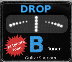 drop tuning guitar tuner
