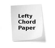 left handed guitar chord chart paper
